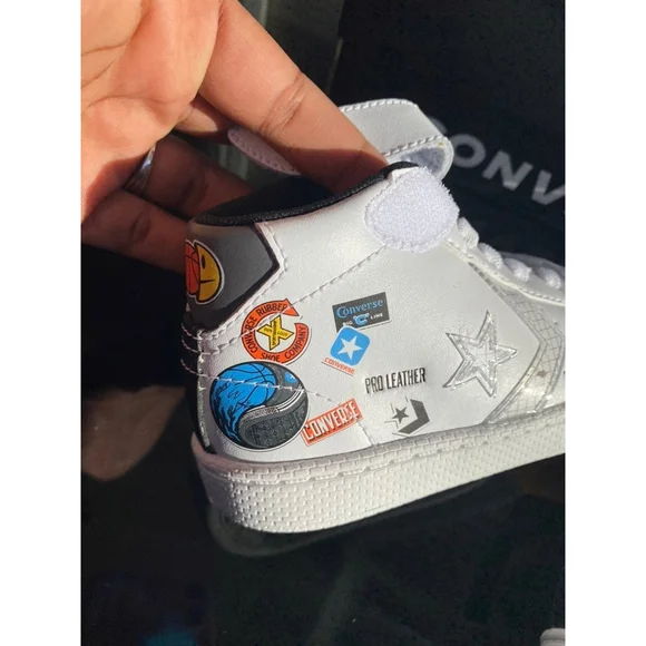 Converse Pro Leather High Top Toddler Shoes Size 9